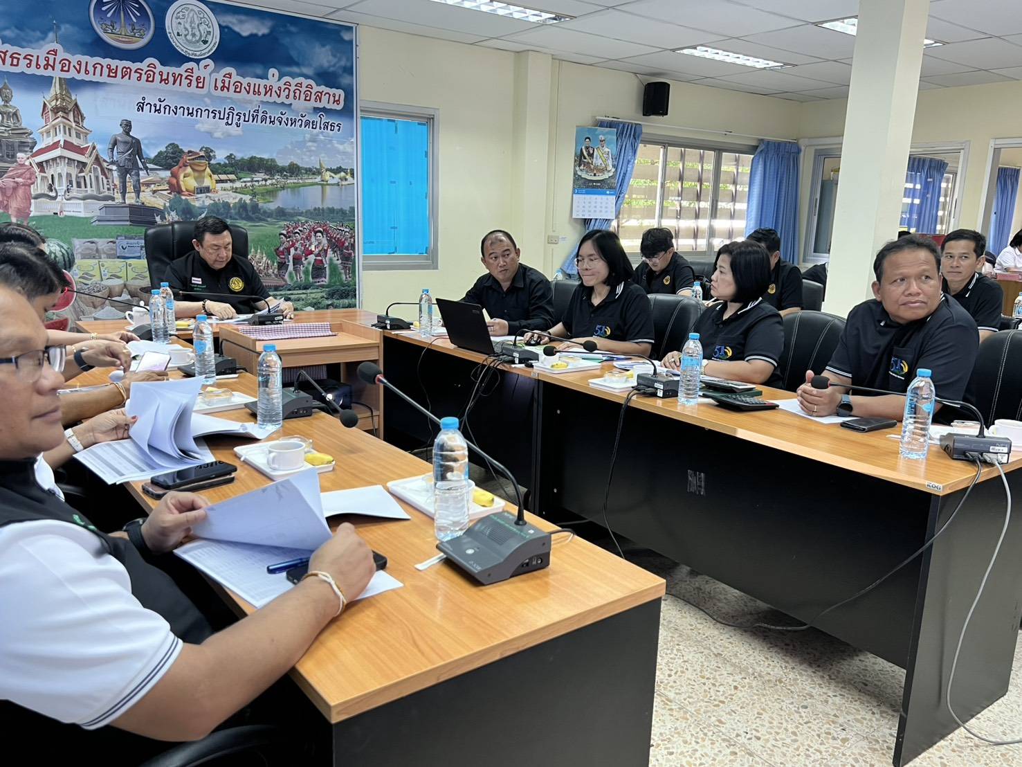 title - เลขาธิการ ส.ป.ก. ลงพื้นที่ตรวจราชการและประชุมติดตามการดำเนินงาน ณ ส.ป.ก. ยโสธร